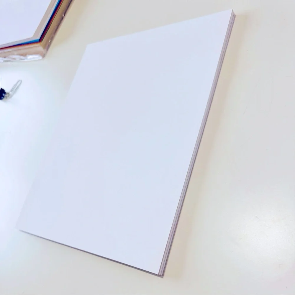 White Silk Matte Thick Heavy Card Stock Paper Inkjet Printer 8.5”x11” - 23 Pgs